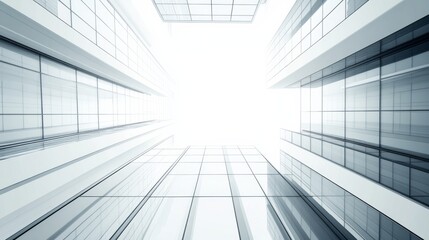 Modern Management Design with Bright High Contrast Elements