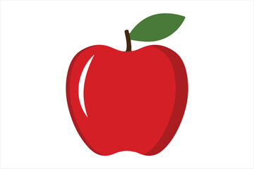 Apple icon. The fruit is a symbol of nature and health.