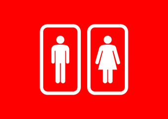 Man Woman Toilet icon