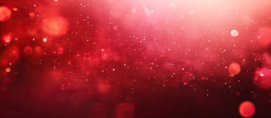 Red Bokeh Background