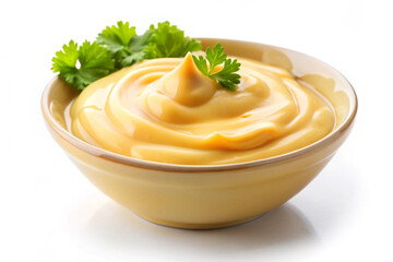 Cheese sauce,isolated on white background
