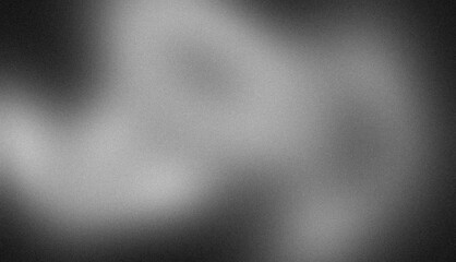 Grainy gradient background gray white abstract glowing color wave black dark backdrop, noise texture banner poster header design, copy space