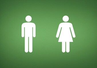 Man Woman Toilet sign icon