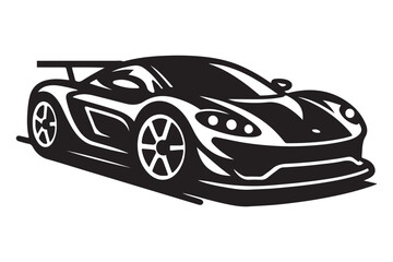 Naklejka premium Car silhouette vector illustration design.