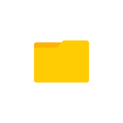 Folder icon flat design vector illustration  isolated on white background. Documents archive. Binder signs in flat style. Open and close paper 