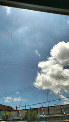 timelapse of clouds over the city