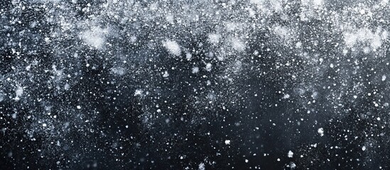 Obraz premium Winter Snowfall Abstract