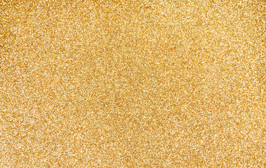 Golden glitter texture background with sequins and sparkles