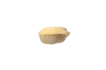 PNG, One raw dumpling in flour , isolated on white background