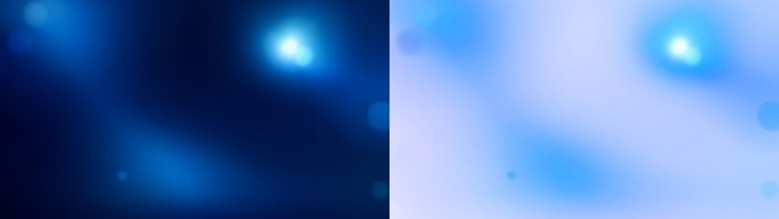 Blue circular light spots overlay on transparent background for a lens flare effect.  Black and Transparent PNG for overlay effect.