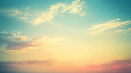 Soft Sunset Gradient with Natural Lighting