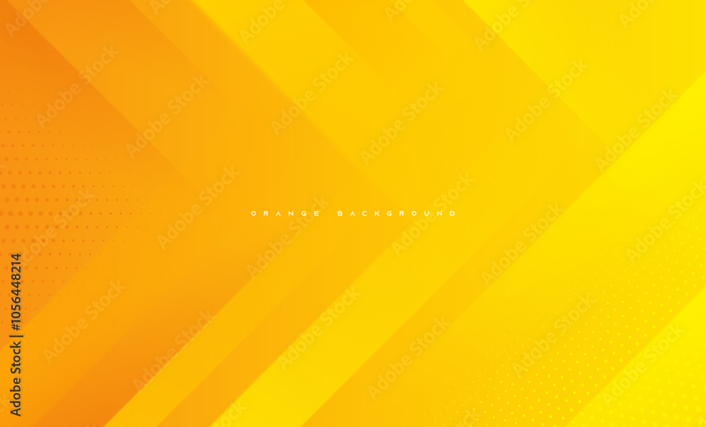 Poster orange abstract modern background diagonal lines texture design vector