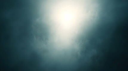 Fototapeta premium Abstract Background Image of a Cloudy Sky with a Glowing Light