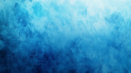 A blue background with a white brush stroke