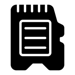Obraz premium memory card