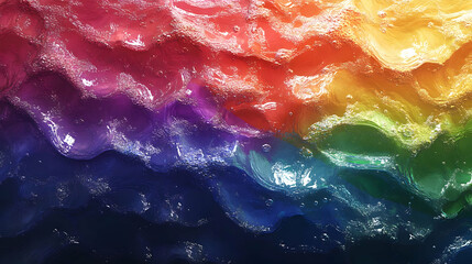 Abstract Rainbow Water Background