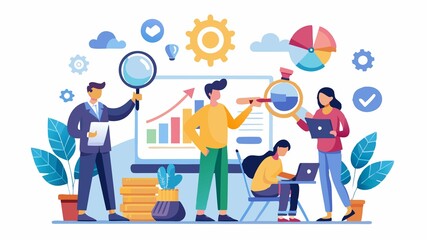 Fototapeta premium They analyze market trends, identify new business opportunities, and develop pricing strategies to maximize profitability.