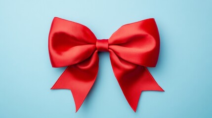 Fototapeta premium christmas bow on light background
