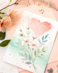 vintage background with roses