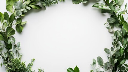 Blank space in the middle of a clean design featuring a remembrance wreath.