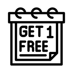 BOGO line icon