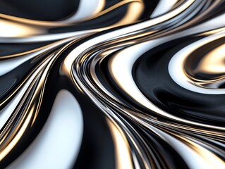 Distorted zebra pattern with swirling, stretched stripes, creating an abstract, fluid effect that mixes natural design with surreal distortion