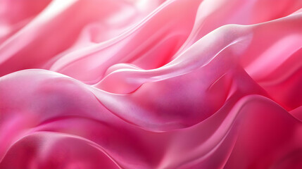 Fototapeta premium Abstract Pink Wave Background Illustration