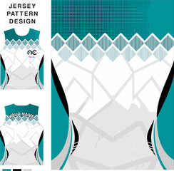 Abstract concept vector jersey pattern template for printing or sublimation sports uniforms football, volleyball, basketball, e-sports, cycling and fishing. Pattern jersey printing.