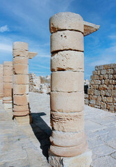 The Shivta, a Nabataean town on the ancient spice route in the Negev Desert and was declared a...