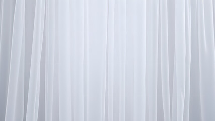 Obraz premium A white curtain with a white background