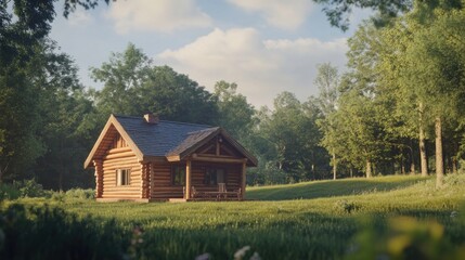 Fototapeta premium Cabin in the Woods