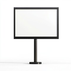 realistic high quality Blank street billboard poster 