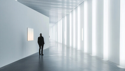 Fototapeta premium Minimalist and unique interior design in the house