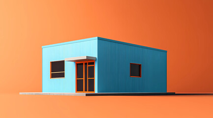A Singular Light-Blue Domestic Violence Shelter: A Safe Haven for Healing and Support