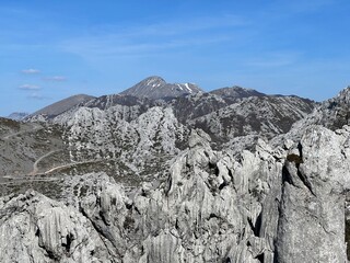 Limestone rocks on southern Velebit, Jasenice (Velebit Nature Park, Croatia) - Kalksteinfelsen im...