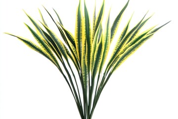 A vibrant arrangement of artificial green and yellow leaves, ideal for decoration.