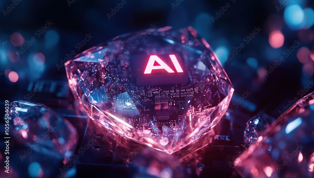 Poster a glowing red 