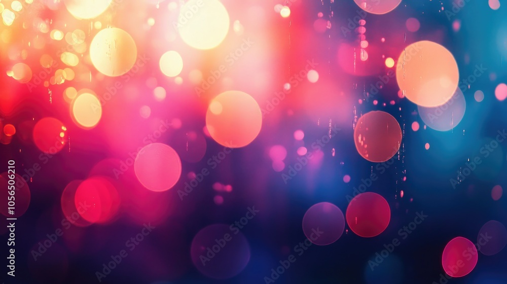 Poster Code fragments and bokeh lights, creating an abstract digital feel with a techy edge