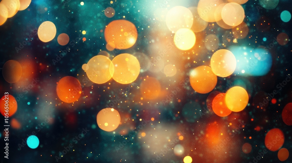 Aufkleber Code fragments and bokeh lights, creating an abstract digital feel with a techy edge