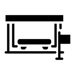 bus stop Gradient icon