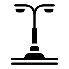 street lamp Solid icon