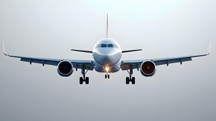 Airplane Landing Illustration