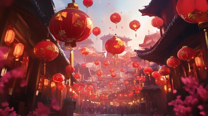 Lunar new year concept