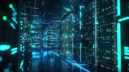 computer screen with binary numbers highlighted as they move rapidly,