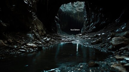 Obraz premium Dark, shadowy scene with 