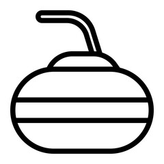 Curling stones icon