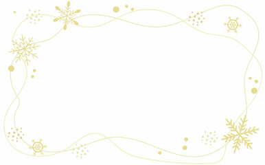 綺麗なクリスマスの背景フレーム