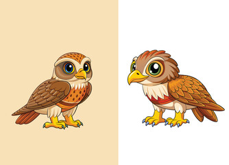 Obraz premium cute animal vector set 