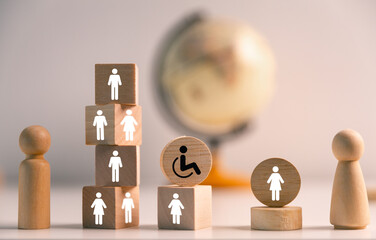 Concept of inclusion and equity in employment ensures that people with disabilities are provided...