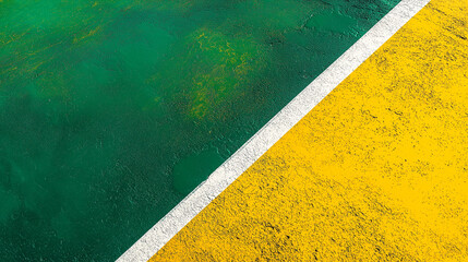 Abstract green and yellow background with white line for graphic design and web